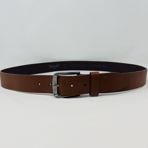 NWOT LEVI’S Men’s Sz 44 Brown 100% Full Grain Bovine Leather Belt Western Work - Picture 3 of 16